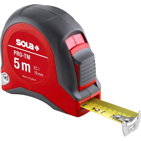Sola PRO-TM Metro a nastro Rosso e Nero 5 metri (1/5)