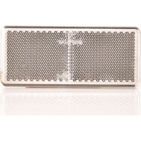 CATADIOPTRE ADHESIF RECTANGLE BLANC