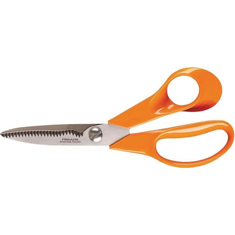 Fiskars Ciseaux de Jardin Lames Acier Inoxydable Ergonomiques