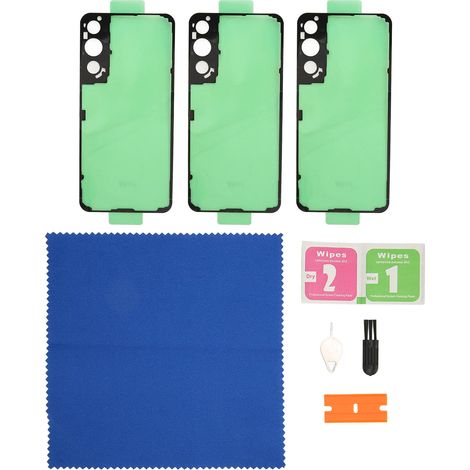 Adhésif double face pré-découpé pour batterie Samsung Galaxy S22 SM-S901, couverture arrière de rechange. (1/5)