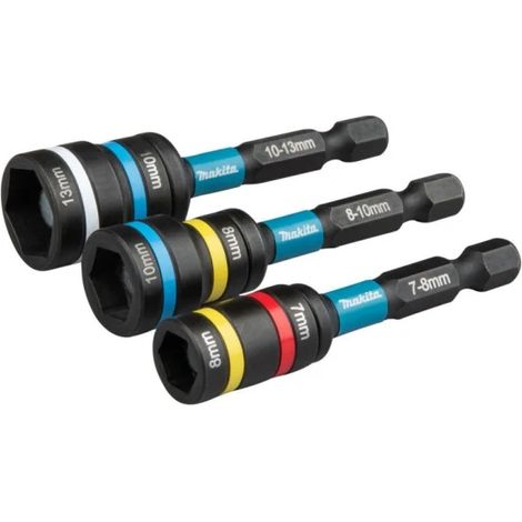 Makita Set bussole 2 in 1 Impact Black E-Form 3 Pz. E-29826