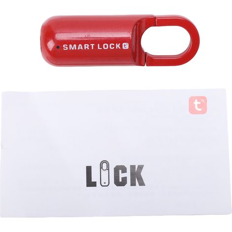Cadenas intelligent WiFi avec reconnaissance d'empreintes digitales, application TY, verrou intelligent rechargeable sans fil pour armoire, capacité de 10 empreintes digitales, alarme de batterie faib (1/5)