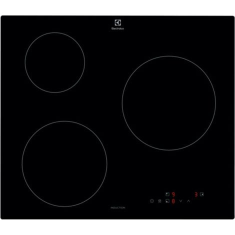 Placa de Inducción 60cm 3 Zonas Fuego 24cm ELECTROLUX CIB60320CK (1/5)