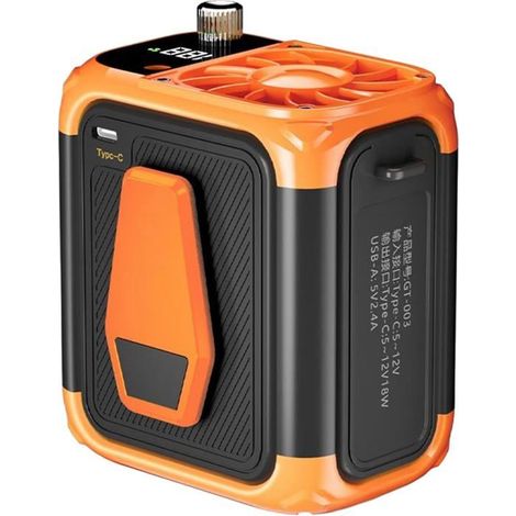 Ventilateur à clip ceinture, lampe de poche portable, ventilateur à suspendre à la taille, adapté à l'extérieur (1/5)
