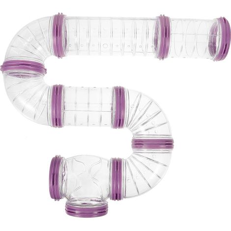 Kit de 1 tube pour hamster à monter soi-même - Tunnel d'aventure extérieur - Accessoire pour cage à hamster (1/5)