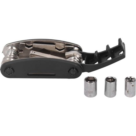 Jeu de clés 6 pans,Kit d'outils de réparation portables multifonctions pliables pour vélo, en acier au carbone, étanche, Protection contre la rouille (1/5)