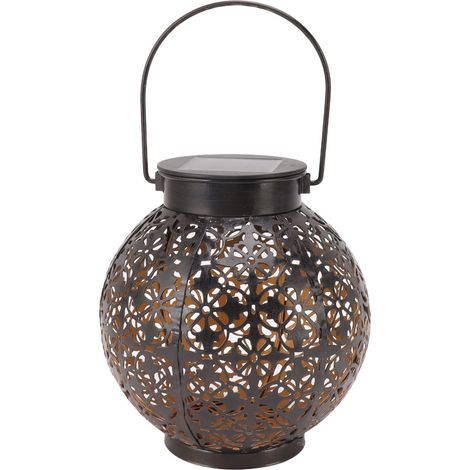 Ortviai Lanterne solaire décorative pour extérieur – 15 cm, LED 5730, étanche IP44, avec batterie intégrée (1/5)