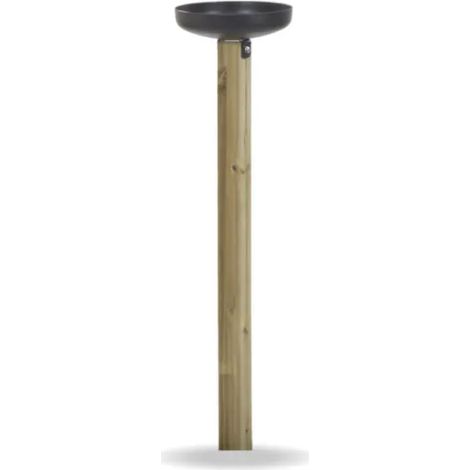 Cendrier Olympic 1361 Giochipark bois et acier Ø30x75/100h kit de montage - 1 Kg
