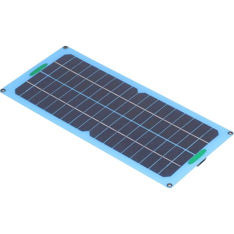 Panneau solaire monocristallin en silicium portable 15 W 18 V, chargeur USB pour batterie (1/5)