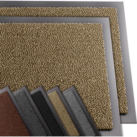 VOUNOT® Juego de 2 Felpudo Entrada casa, 60x90cm, Beige