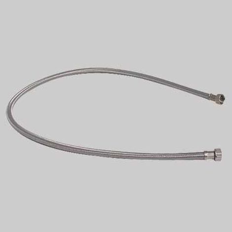 TUBO CARICO LAVATRICE IN ACCIAIO - cm 200 con curva