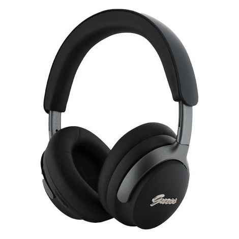 GUESS Wireless Bluetooth Headset Script Logo ANC/ENC Black, GUBHC22PSFCSMK, Universal
