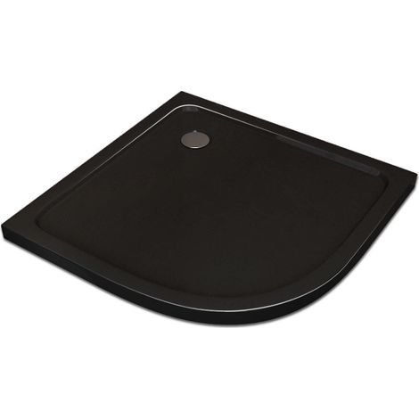 50 mm Duschtasse 90 x 90 cm Viertelkreis (schwarz) (1/2)