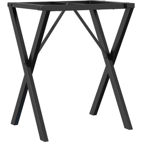 Maison Exclusive - Esstisch-Gestell in X-Form 50x40x73 cm Stahl