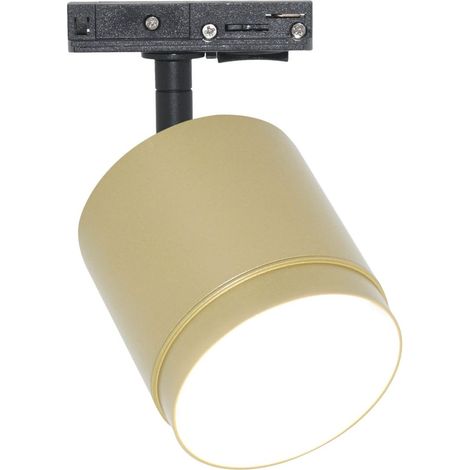 Spot rail 1 circuit laiton/noir GX53 12W Polar Maytoni (1/5)