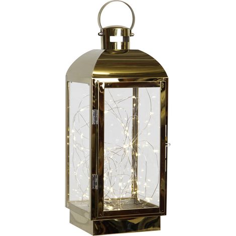 Farola Led Inox 15X14X36 Ip20 80L Dorado (1/5)