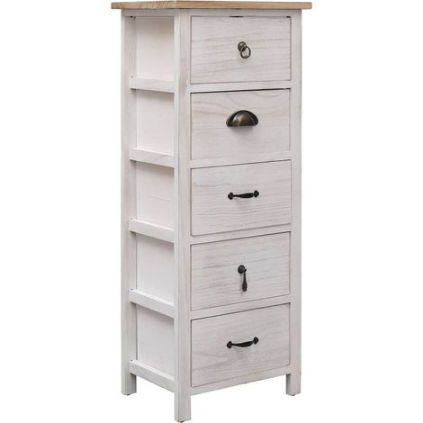 Chiffonnier 35 x 25x87 Bois de Paulownia (1/5)