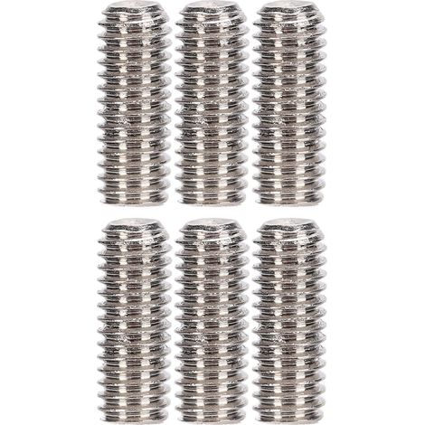 50-teiliges Sortiment an Gewindestiften A2-70 Edelstahl-Madenschrauben M3x8 (1/5)