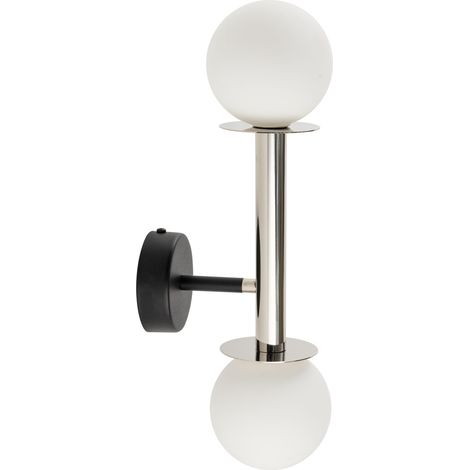 Applique murale DAISY argent globes blancs 2xG9 Sigma (1/2)