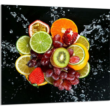 Panneau de verre POUR la cuisine 65x60 Fruits (1/5)