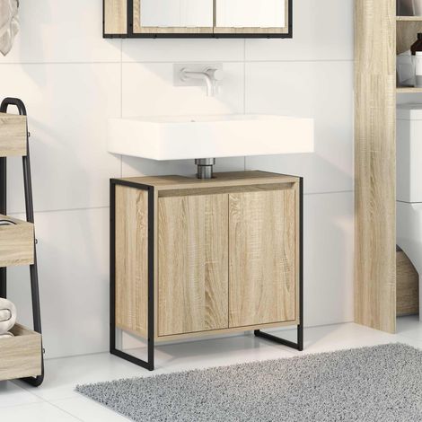 vidaXL Mobile da Bagno Sonoma 60 x 30 x 60 cm Legno multistrato