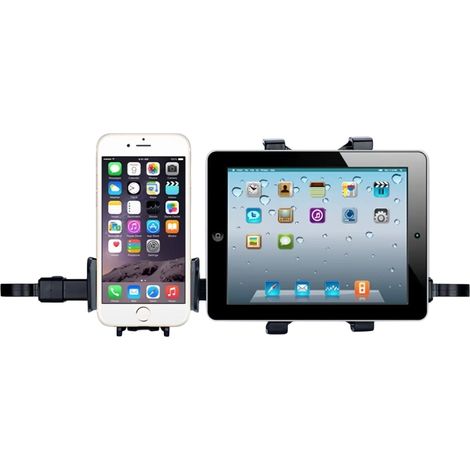 Soporte de coche entre reposacabezas para tableta y teléfono (1/5)