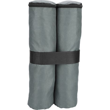 Sacs de sable lestés pour auvent, tente pliante avec abri solaire, pieds, abri solaire extérieur (vert armée) (1/5)