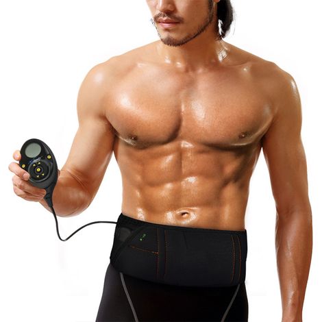 Ceinture d'entraînement abdominal EMS, ceinture musculaire abdominale, appareil de musculation USB (1/5)