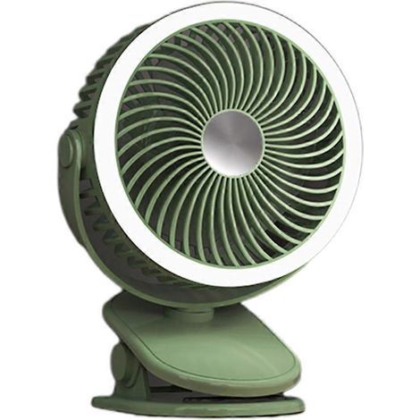 Ventilateur portable à pince, alimenté par USB 5V 6W, petit ventilateur de bureau USB puissant, 3 vitesses (1/4)