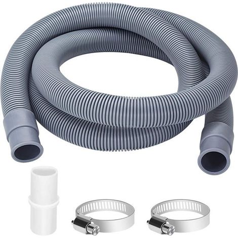 Rallonge de tuyau de vidange pour lave-linge, tuyau universel de 1 m pour lave-linge, kit de rallonge pour lave-vaisselle (1/5)