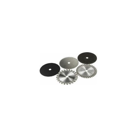[JAMAIS UTILISÉ]Lot de 5 lames de scie circulaire en HSS, 85 MM de diamètre (1/4)