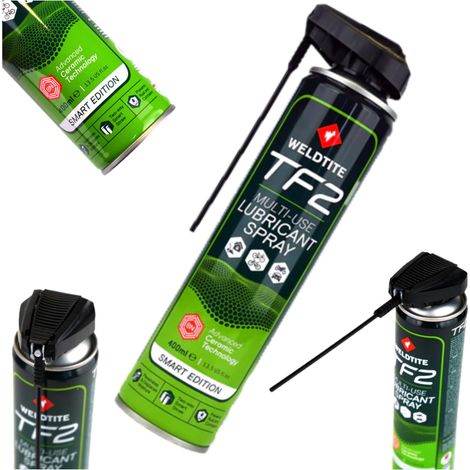 Grasso universale per biciclette WELDTITE TF2 PTFE con Teflon per cuscinetti e cavi 400 ml