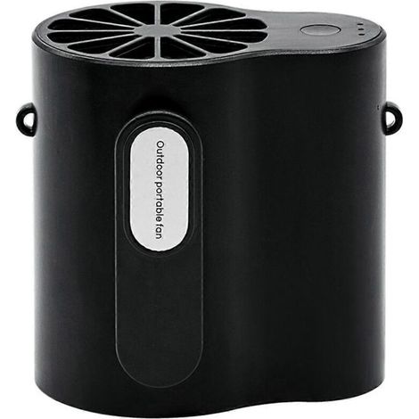 Ventilateur portable à pince rafraîchissant, ventilateur de taille, ventilateur sous-vêtement extérieur noir (1/5)