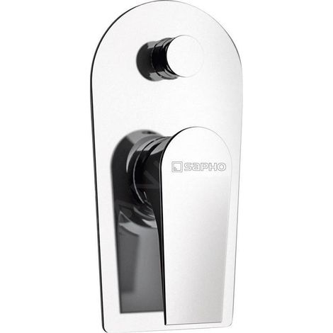 Sapho Axamite - Mitigeur encastré de douche avec corps d'encastrement, 2 sorties, chrome AX42 (1/2)