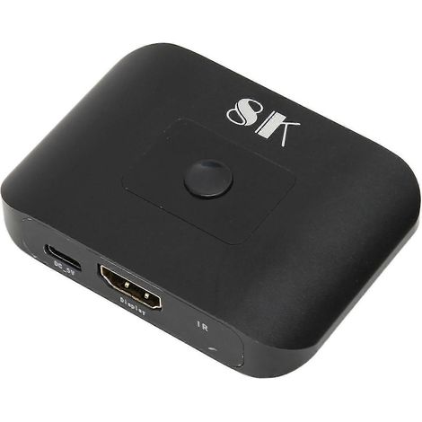 Commutateur d'interface multimédia haute définition 2x1 (2 entrées, 1 sortie) 8K@60Hz avec télécommande (1/5)