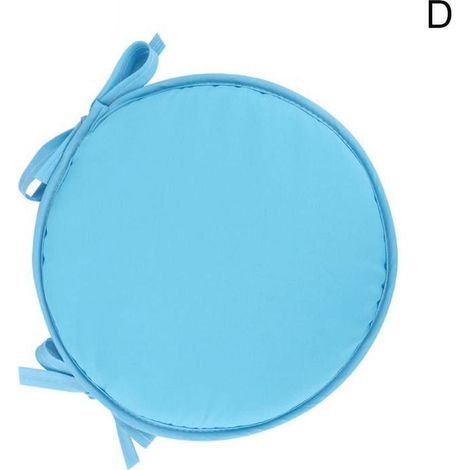 Coussin De Chaise Rond - 30 Cm - Polyester - Pour Cuisine Salle À Manger Jardin Bureau - 1 Pièce (1/5)
