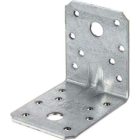 Satz mit 12 verzinkten GAH-Winkelverbindern, 70 x 70 x 55 mm