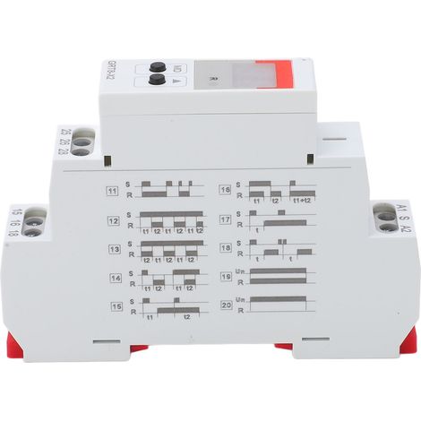 Digital Display Time Relay High Accuracy Flame Retardant ABS Time Relay with Indicator AC 230V (1/5)