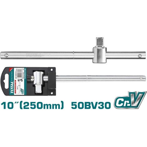 LEVA CHIAVE A T SCORREVOLE ATTACCO QUADRO MASCHIO 1/2" 250mm TOTAL