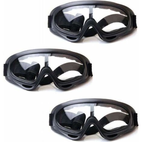 3Pack Lunettes de Sécurité pour Enfants,jeux de plein air pour enfants Lunettes de protection pour Nerf N-Strike Pistolet Elite Jeu de pistolet Protection des yeux et pour le travail en laboratoire (1/5)