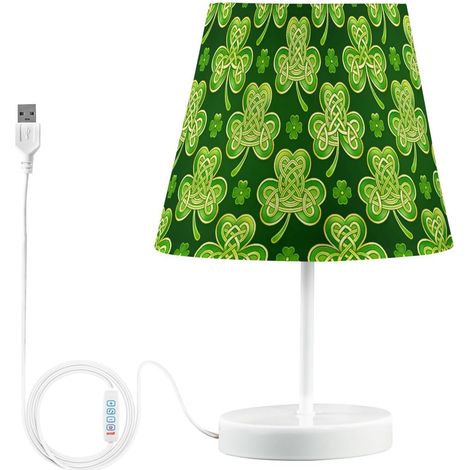 JUNZAN Lampe de lecture à LED en forme trèfle doré et vert, 3 (1/5)