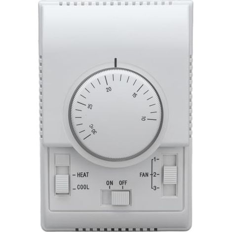 Thermostat de climatisation centrale, interrupteur de commande mécanique à 2 voies, climatisation 110-220 V (1/5)