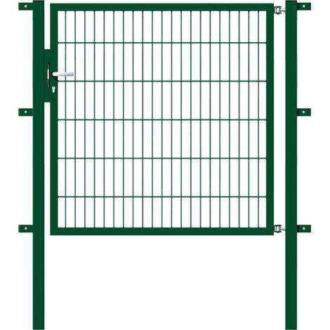 ALBERTS Einzeltor Flexo, fvz.grün Kst.b.RAL 6005, lichte BxH1250x1200, PF60x60/1700mm (1/2)