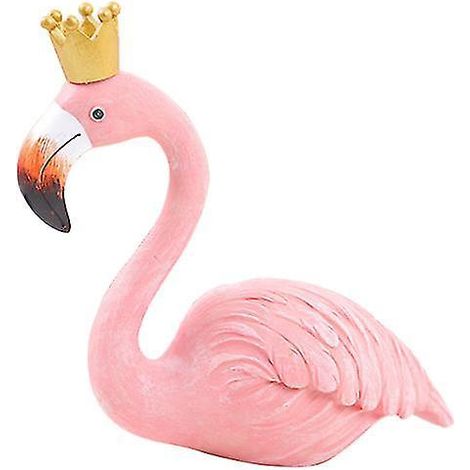 Sculpture en résine de flamant rose (1 pièce) (1/3)