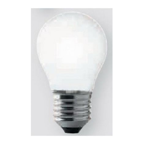 lampadina 4w wire led sfera piccola opale old style attacco grande e27  luce calda 3000k