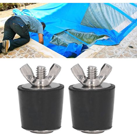 2PCS/Ensemble Bouchons en Caoutchouc Anti-Gel pour Tuyaux de Piscine Bouchon d'Étanchéité 25mm-AUTRES (1/5)