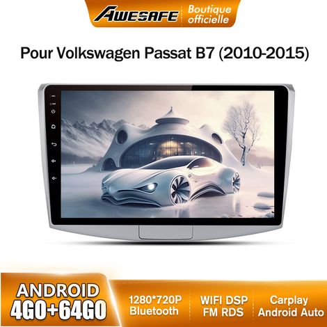 AWESAFE Autoradio Android 13 pour Volkswagen Passat B7 (2010-2015) 4Go+64Go 10'' Écran Tactile Carplay Android Auto GPS WiFi FM (1/5)