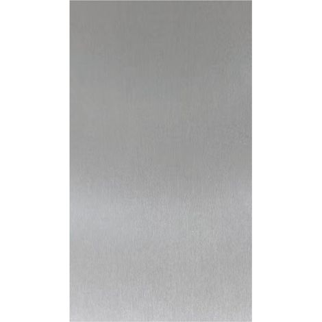 Pannelli decorativi parete effetto acciaio inox, rivestimento murale PVC UV impermeabile 120x60 set 6 pezzi - Divina Home