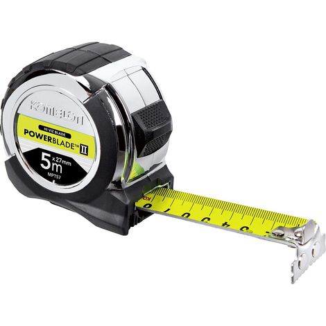 Komelon Tape 5m Metric PowerBlade Tape Measure MPT57M Magnetic Tip Hi-Viz Blade (1/3)