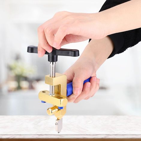 Coupe-verre tout-en-un portable, outil multifonction pour carrelage et céramique (1/5)